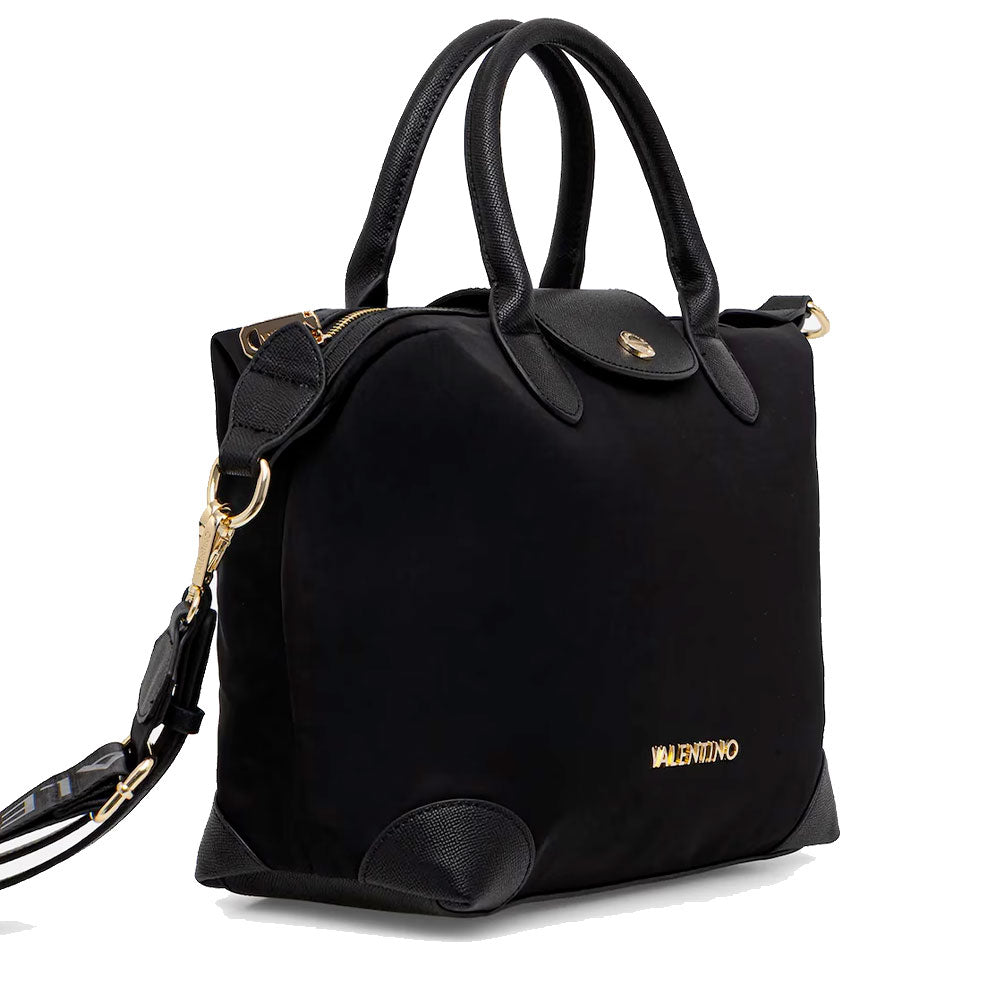 Borsa Donna a Mano con Tracolla in Tessuto VALENTINO BAGS linea Jolly Re Colore Nero