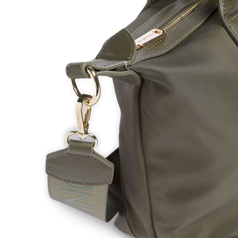 Borsa Donna a Mano con Tracolla in Tessuto VALENTINO BAGS linea Jolly Re Colore Verde Militare