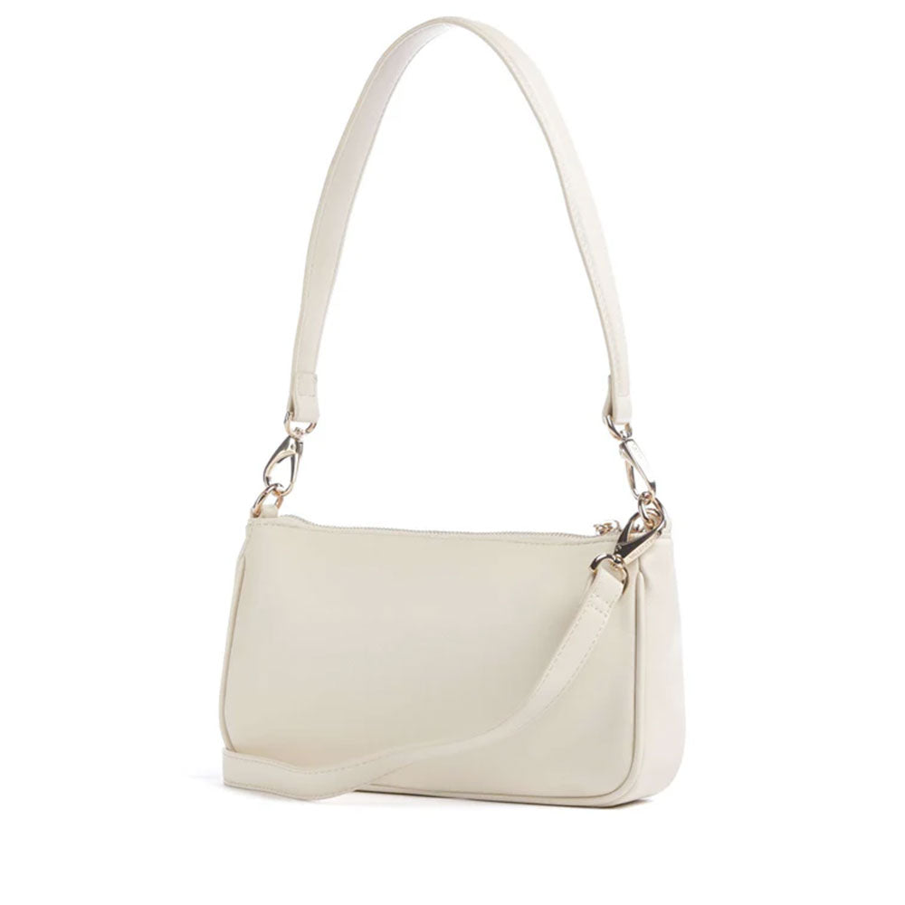 Borsa Donna a Spalla con Tracolla VALENTINO BAGS linea Clio Re Colore Ecru