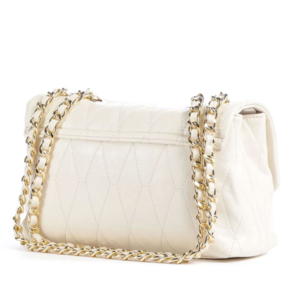 Borsa Donna a Tracolla VALENTINO BAGS linea Crystelle Colore Ecru