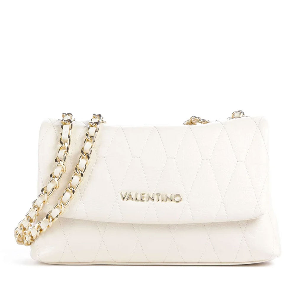 Borsa Donna a Tracolla VALENTINO BAGS linea Crystelle Colore Ecru