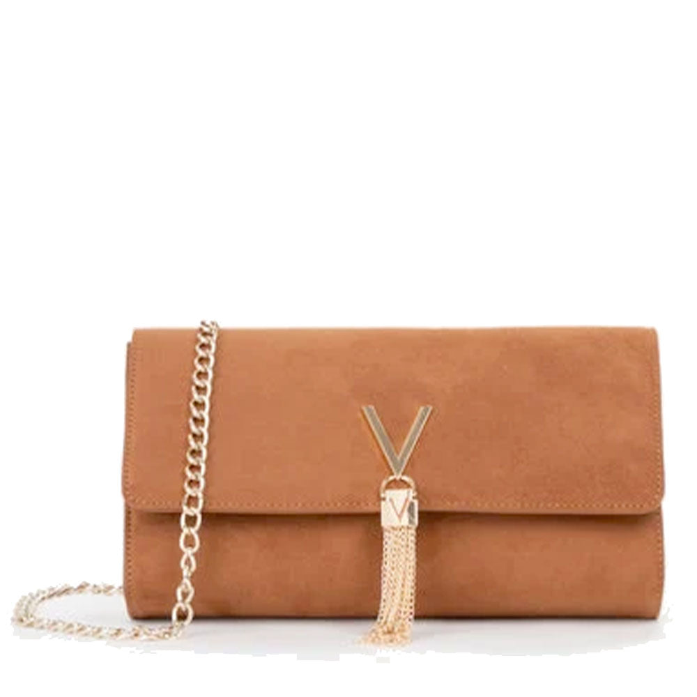 Borsa Donna a Tracolla VALENTINO BAGS linea Divina Winter Colore Cuoio