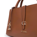 Borsa Donna a Mano GUESS Linea Carrie Colore Cognac