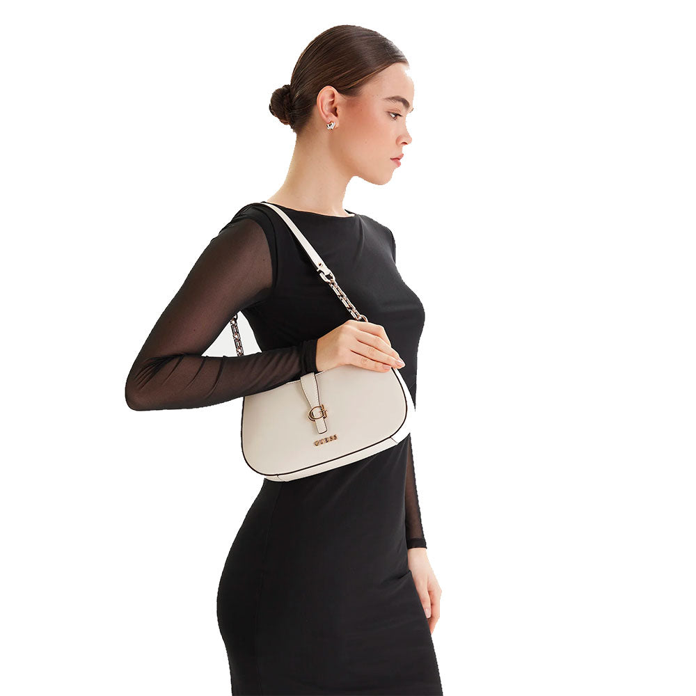 Borsa Donna a Spalla GUESS Linea Carrie Colore Stone