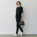Bauletto Donna BRACCIALINI linea Rock colore Nero
