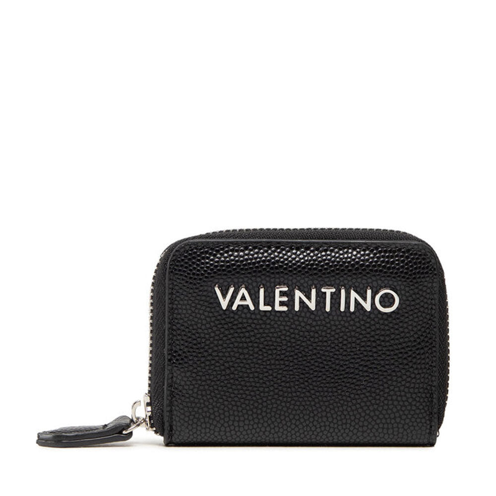 VALENTINO BAGS Kleine Damenbrieftasche geschlossen mit Reißverschluss Divina Line Farbe Schwarz