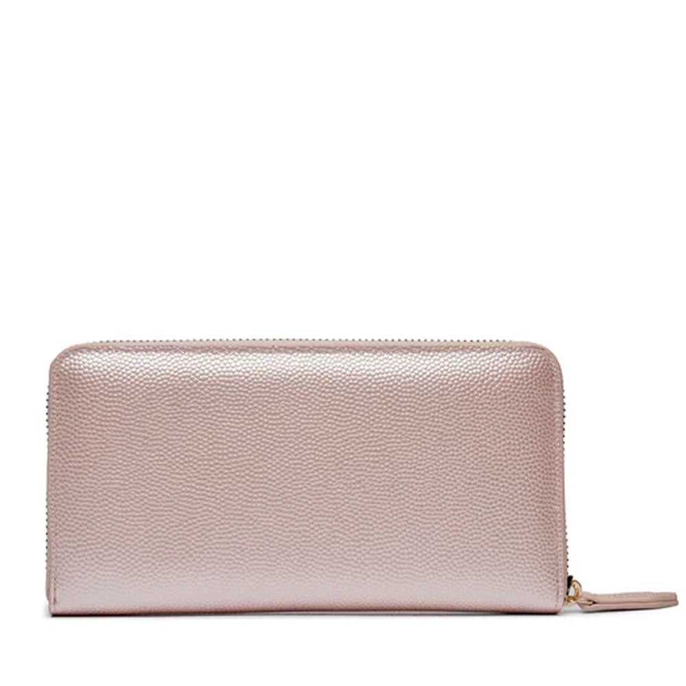 Portafoglio Donna VALENTINO BAGS Chiuso con Zip Linea Divina Colore Oro Rosa