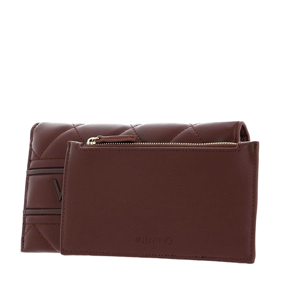 Portafoglio Donna VALENTINO BAGS Chiuso con Bottone Linea Ada Colore Caffè