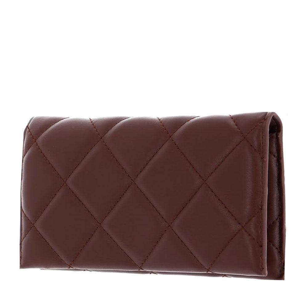 Portafoglio Donna VALENTINO BAGS Chiuso con Bottone Linea Ada Colore Caffè
