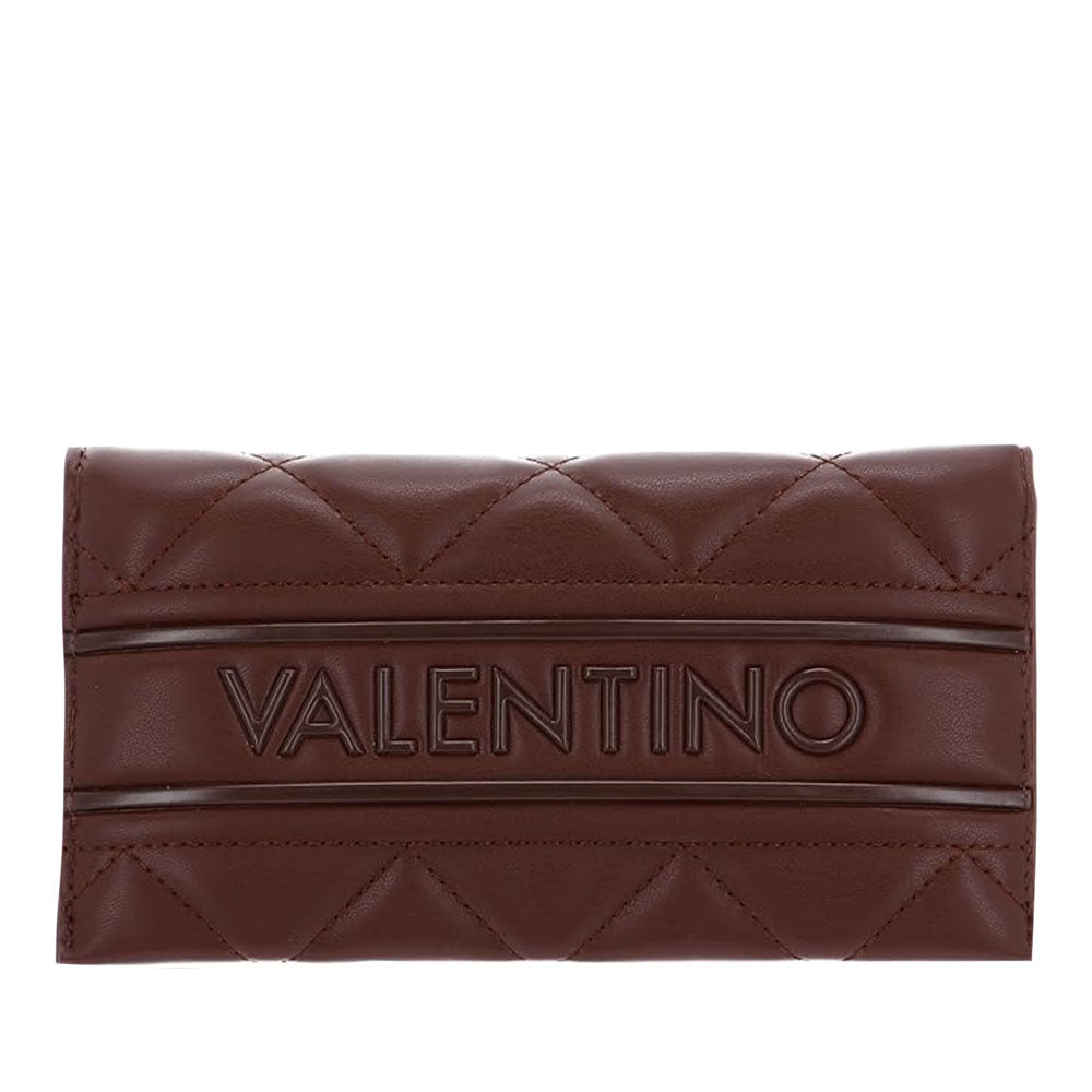 Portafoglio Donna VALENTINO BAGS Chiuso con Bottone Linea Ada Colore Caffè