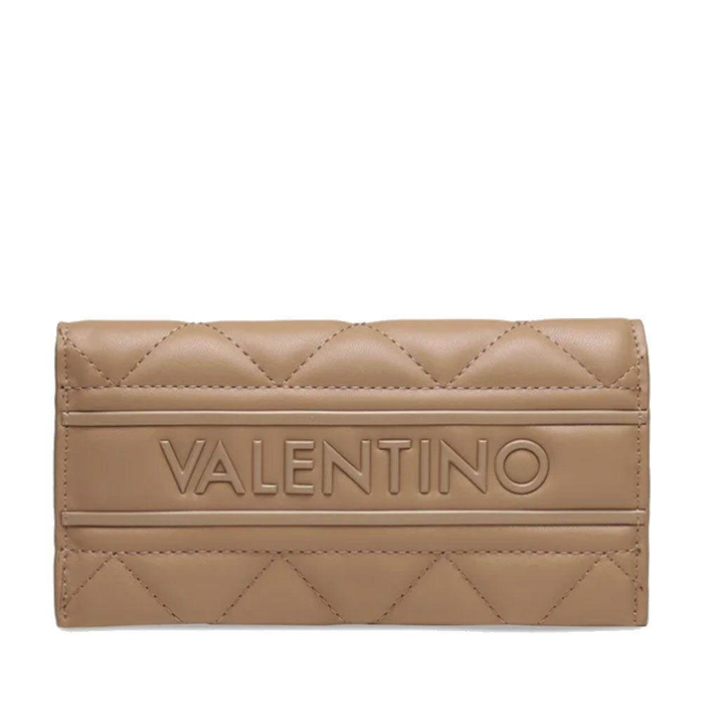 Portafoglio Donna VALENTINO BAGS Chiuso con Bottone Linea Ada Colore Beige