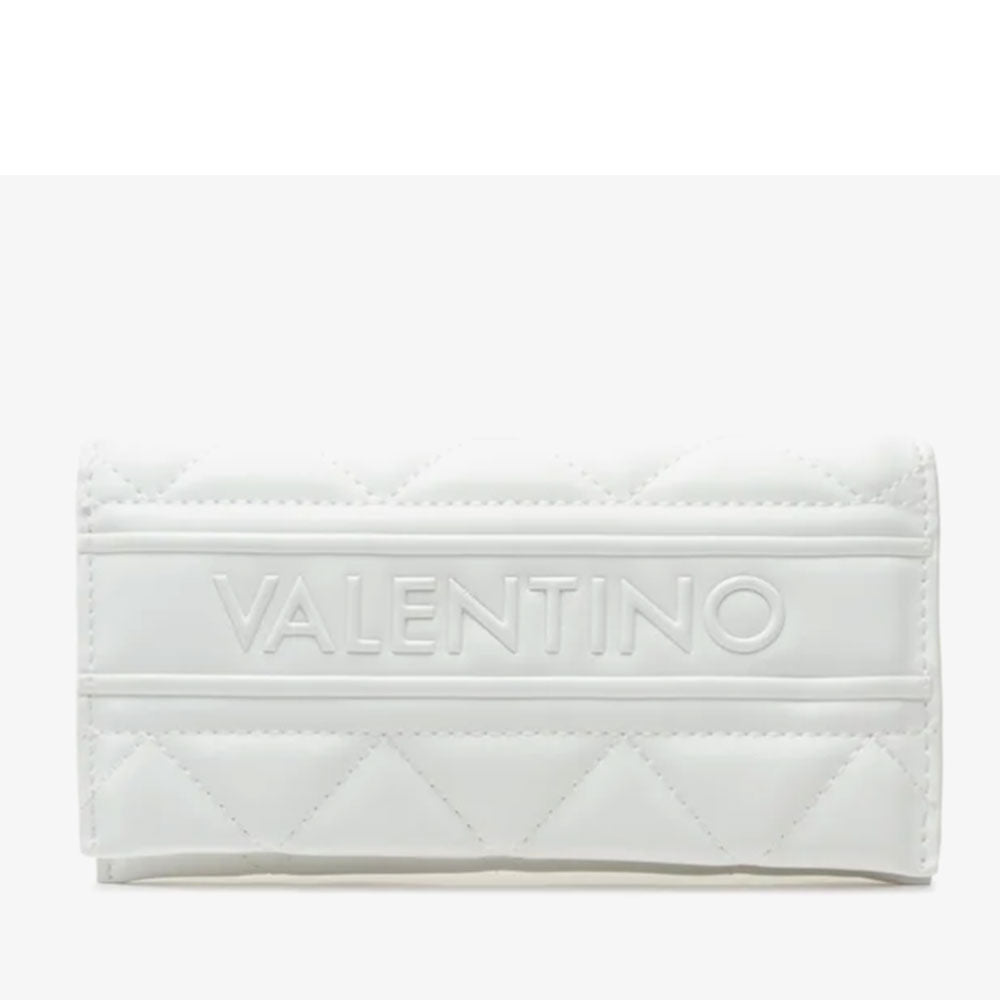 Portafoglio Donna VALENTINO BAGS Chiuso con Bottone Linea Ada Colore Bianco