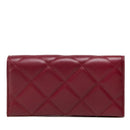 Women's Burgundy Snap Button Wallet VALENTINO BAGS Ada