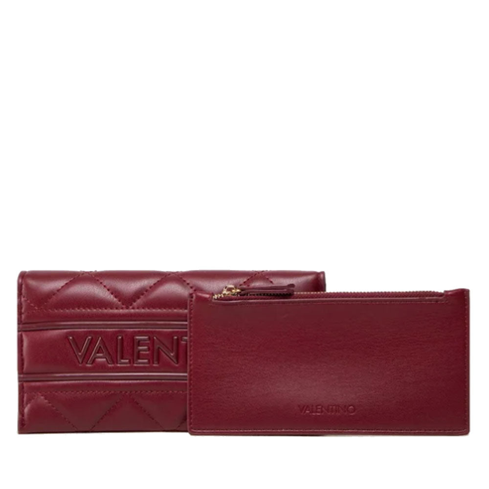 Women's Burgundy Snap Button Wallet VALENTINO BAGS Ada