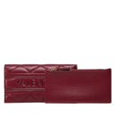 Women's Burgundy Snap Button Wallet VALENTINO BAGS Ada