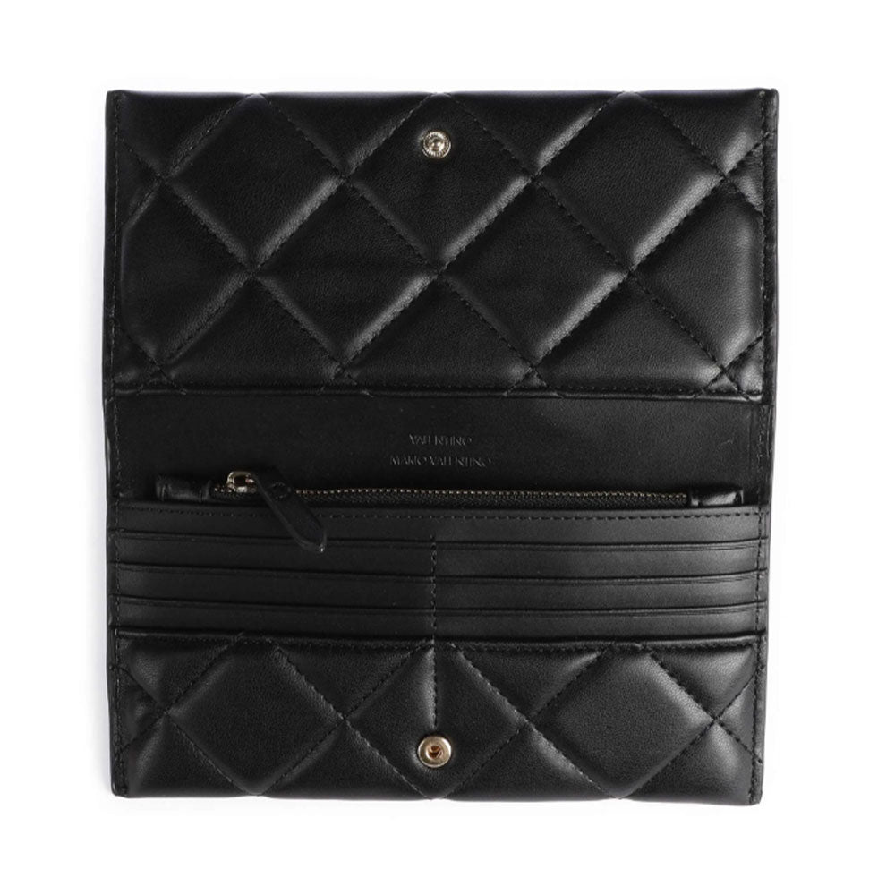 Portafoglio Donna VALENTINO BAGS Chiuso con Bottone Linea Ada Colore Nero