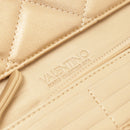 Women's Gold Wallet VALENTINO BAGS Ada with Snap Button Closure