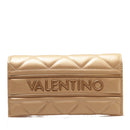 Women's Gold Wallet VALENTINO BAGS Ada with Snap Button Closure