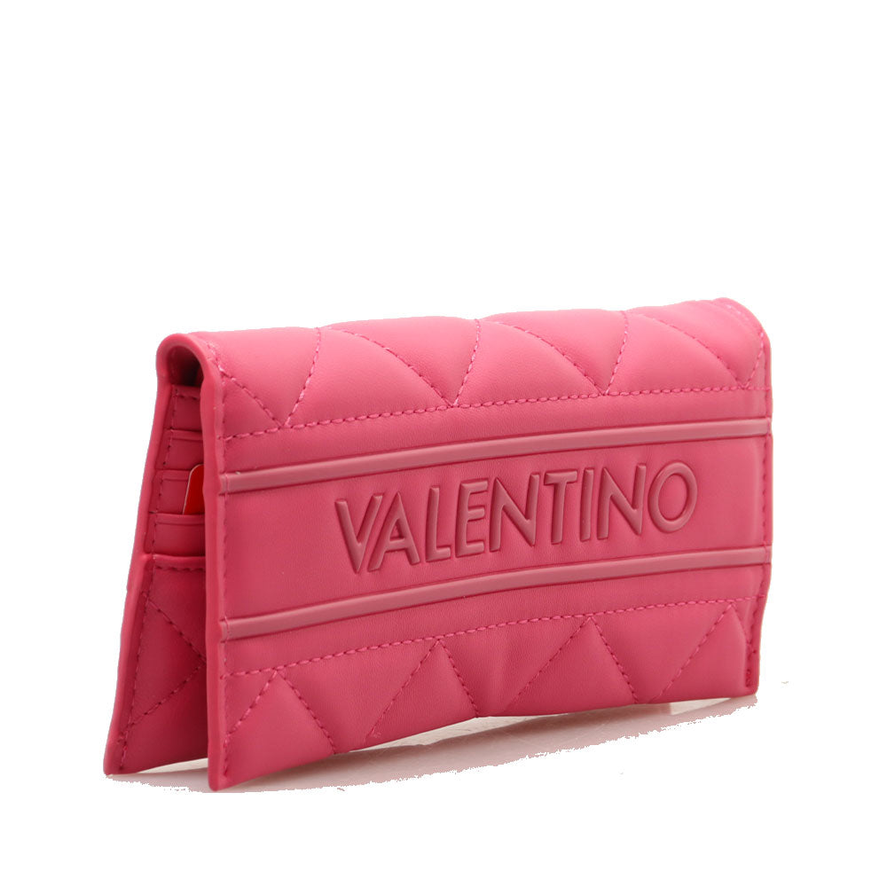 Portafoglio Donna VALENTINO BAGS Chiuso con Bottone Linea Ada Colore Rosa