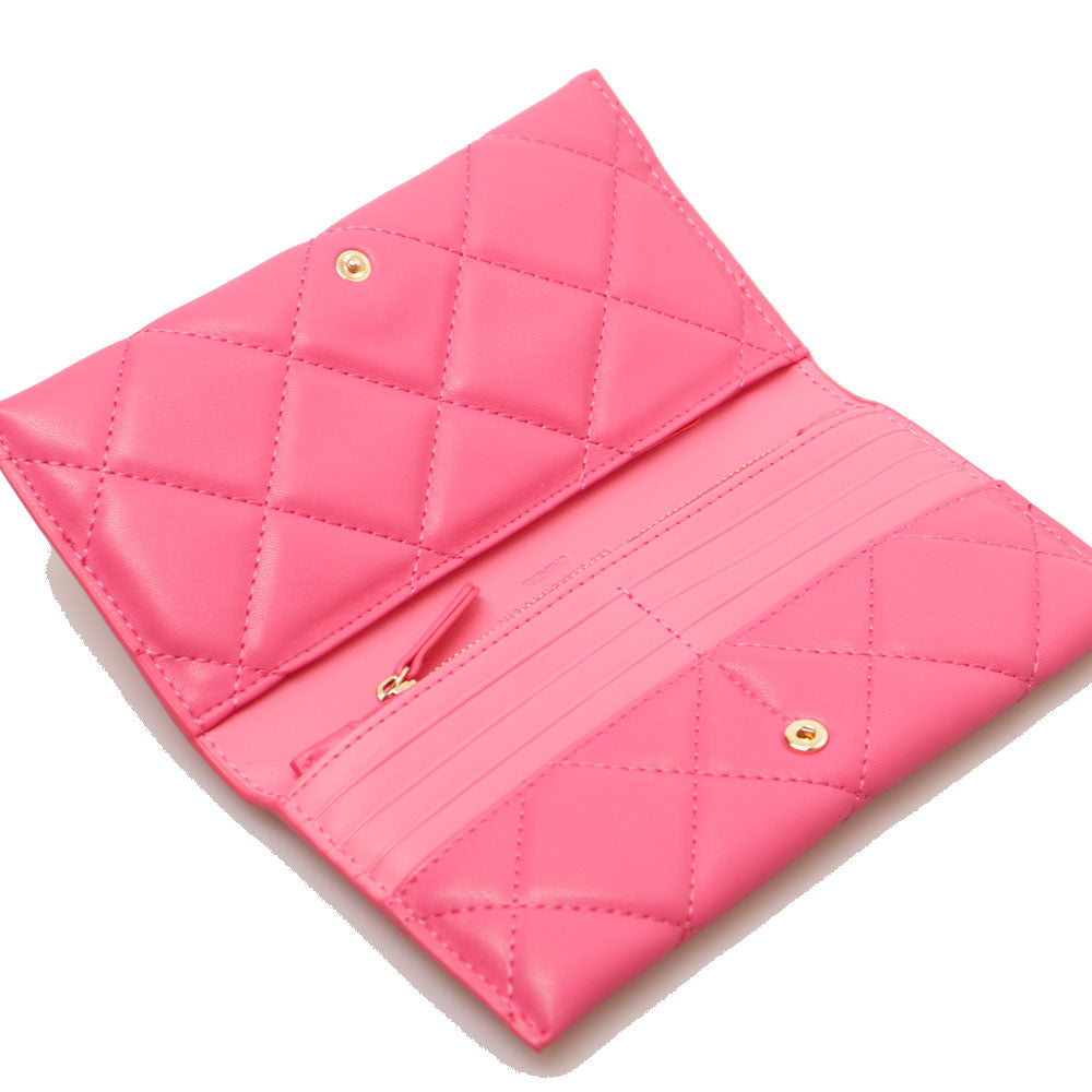 Portafoglio Donna VALENTINO BAGS Chiuso con Bottone Linea Ada Colore Rosa