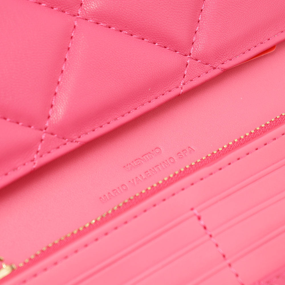 Portafoglio Donna VALENTINO BAGS Chiuso con Bottone Linea Ada Colore Rosa
