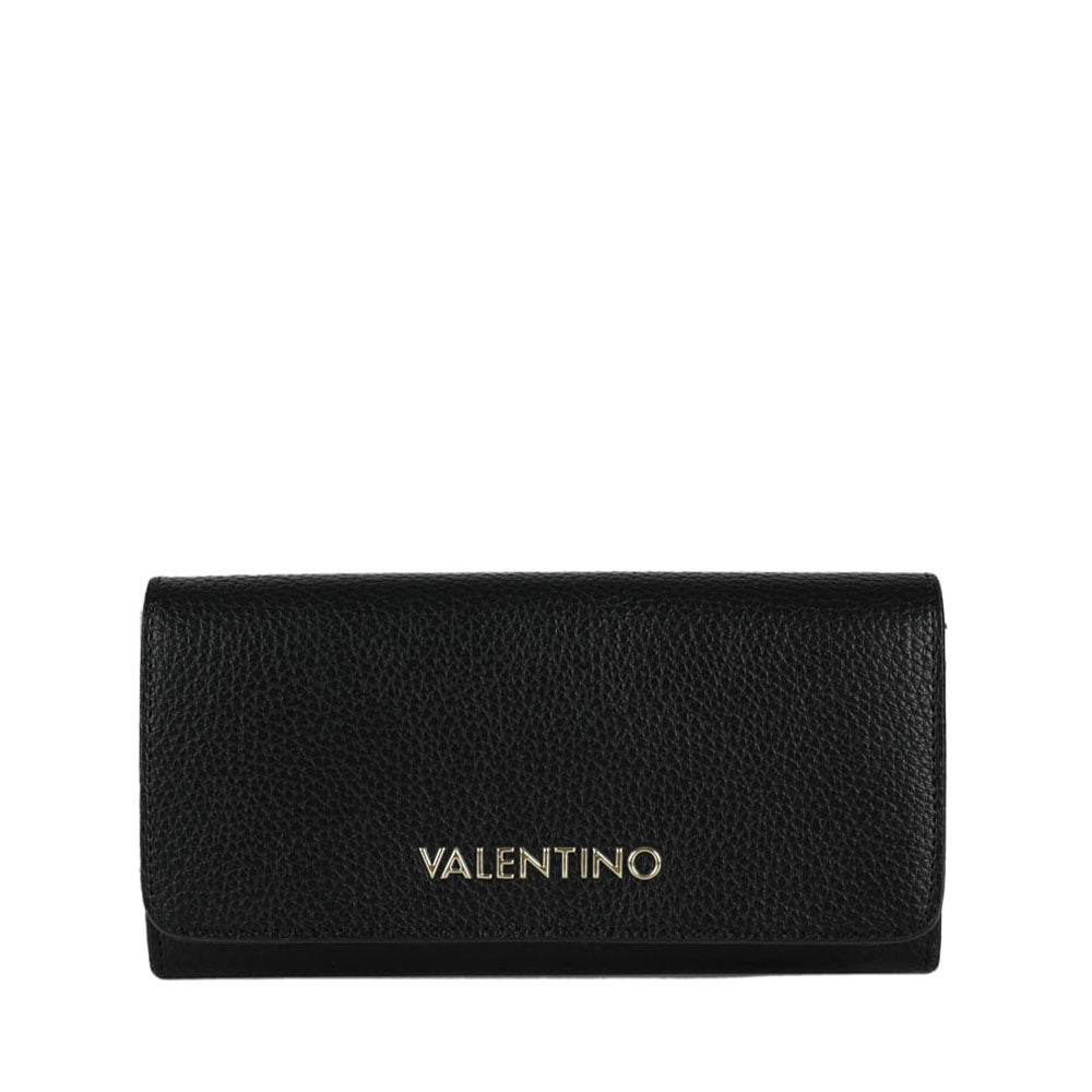 VALENTINO BAGS Damen-Geldbörse mit Knopf, Alexia-Linie, Farbe Schwarz, große Größe