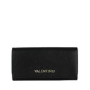 VALENTINO BAGS Damen-Geldbörse mit Knopf, Alexia-Linie, Farbe Schwarz, große Größe