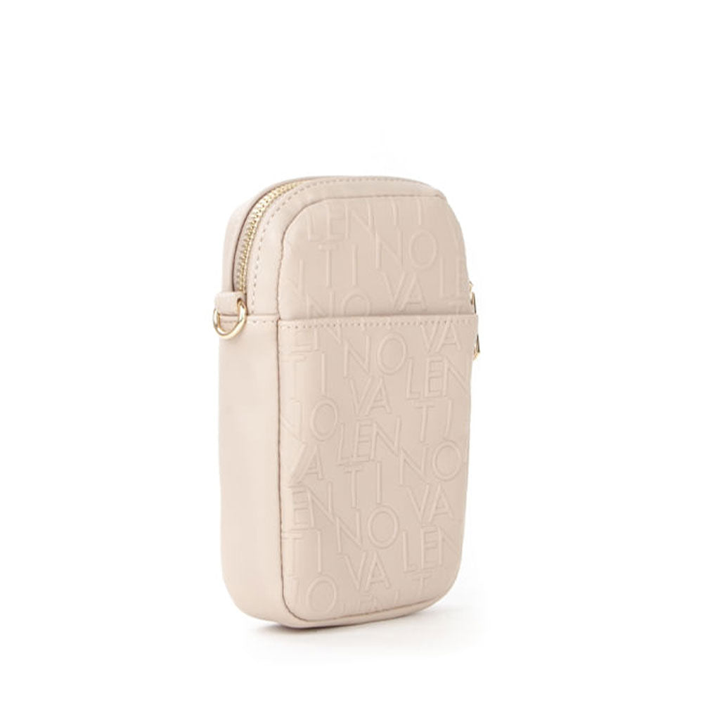 Porta Telefono Donna VALENTINO BAGS Chiuso con Zip Linea Relax Colore Beige