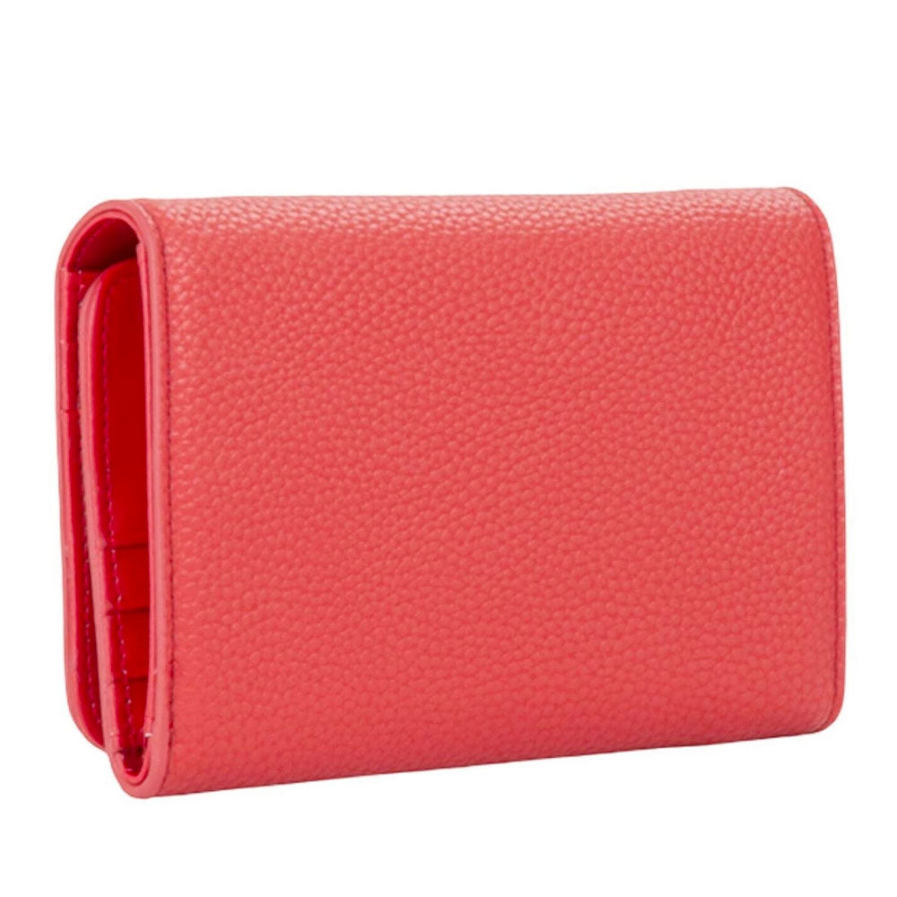 Portafoglio Donna VALENTINO BAGS Linea Brixton Colore Rubino Chiuso con Bottone