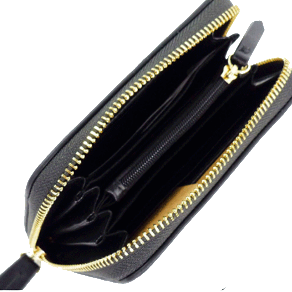 Portafoglio Donna Piccolo VALENTINO BAGS Chiuso con Zip Linea Lady Re Colore Nero - Multicolor