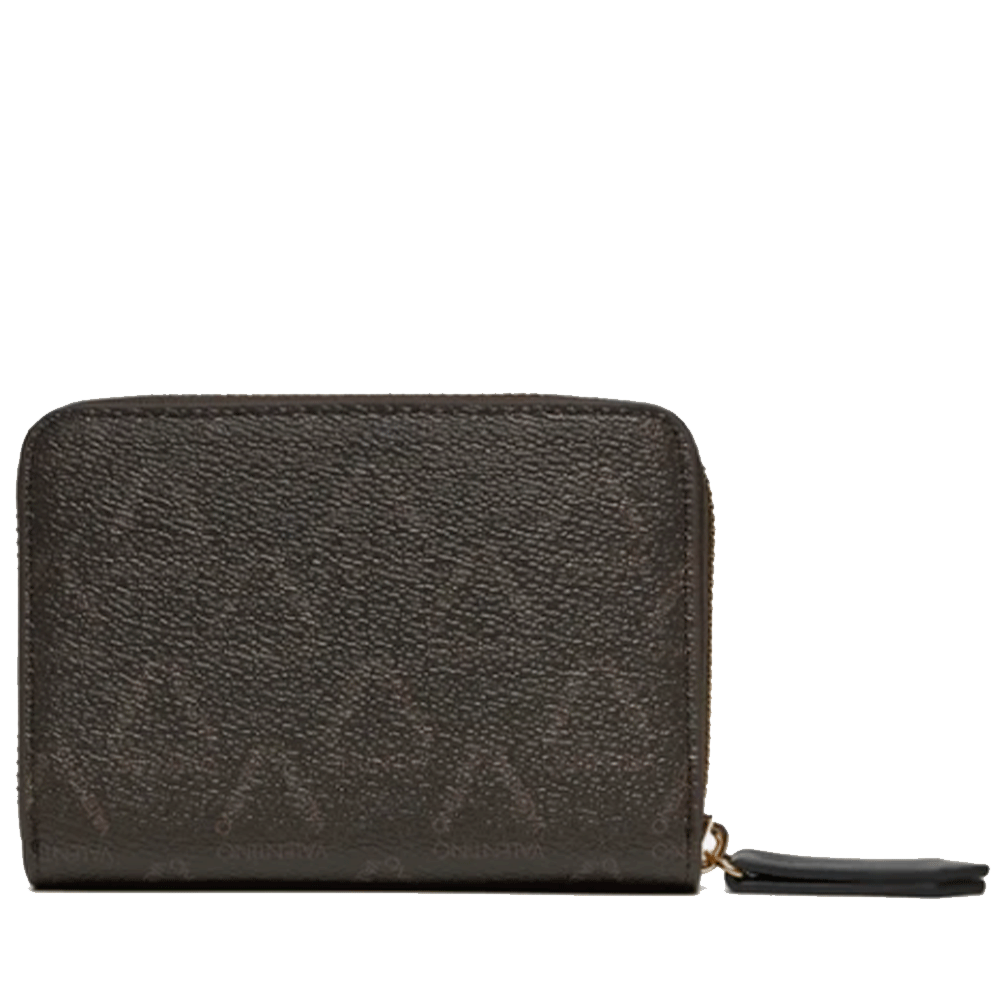 Portafoglio Donna Piccolo VALENTINO BAGS Chiuso con Zip Linea Lady Re Colore Moro - Nero