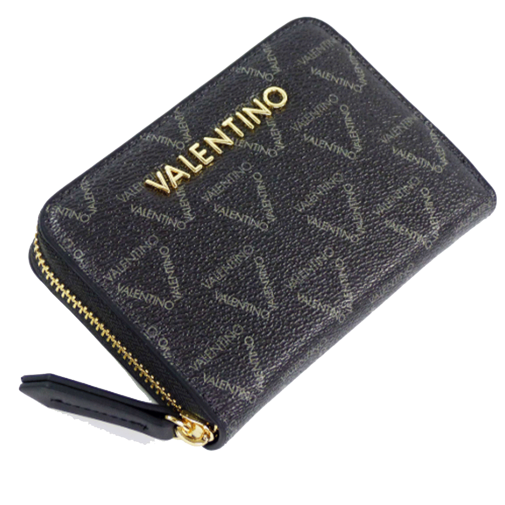 Portafoglio Donna Piccolo VALENTINO BAGS Chiuso con Zip Linea Lady Re Colore Nero - Multicolor