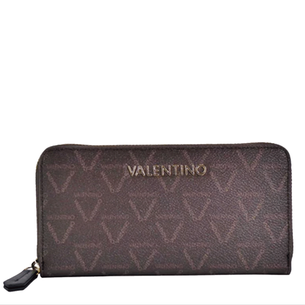 Portafoglio Donna VALENTINO BAGS Chiuso con Zip Linea Lady Re Colore Moro - Nero