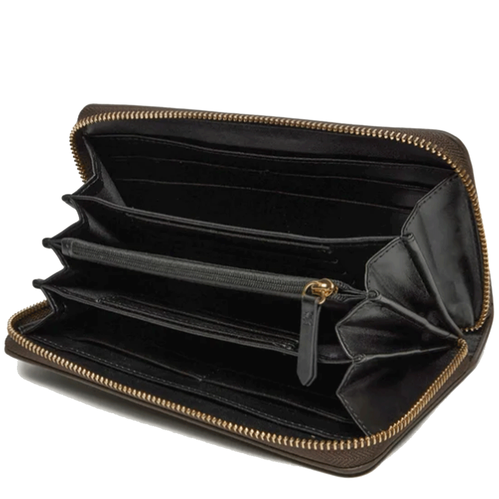 Portafoglio Donna VALENTINO BAGS Chiuso con Zip Linea Lady Re Colore Moro - Nero