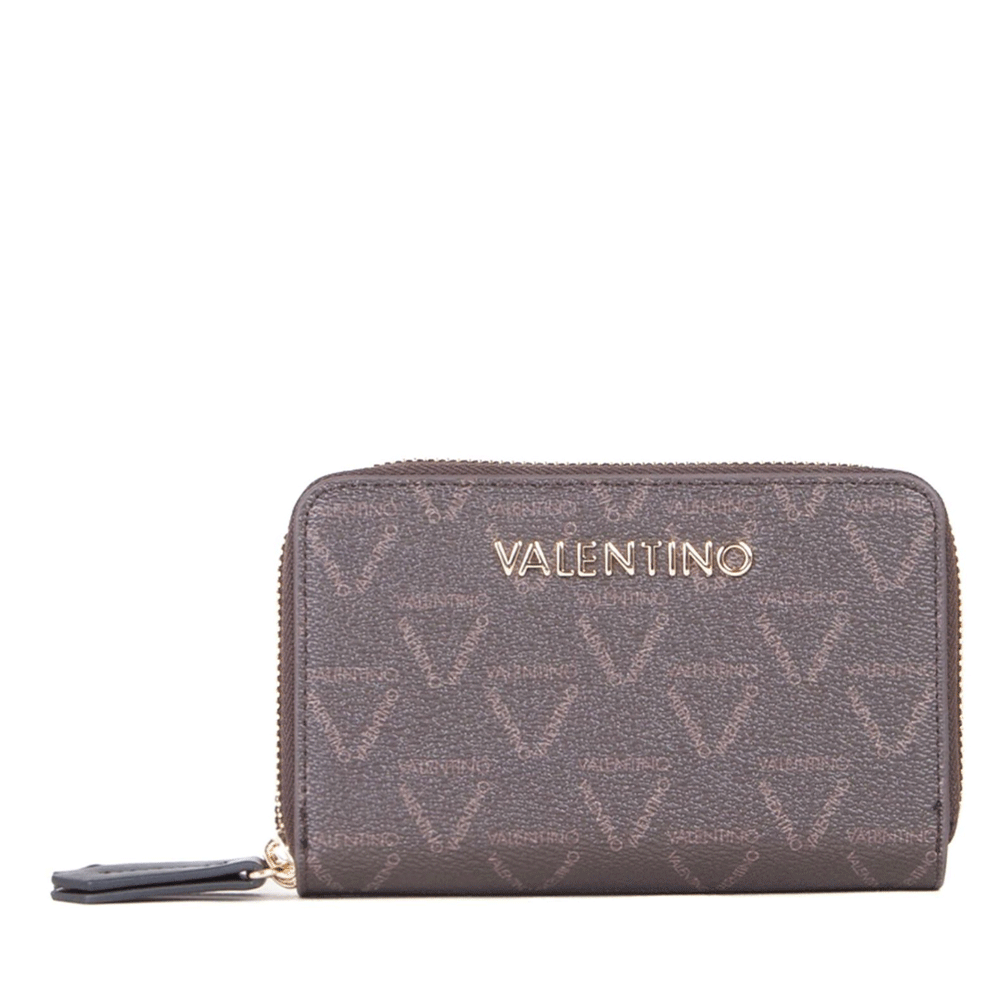 Portafoglio Donna Piccolo VALENTINO BAGS Due Scomparti Linea Lady Re Colore Moro - Nero