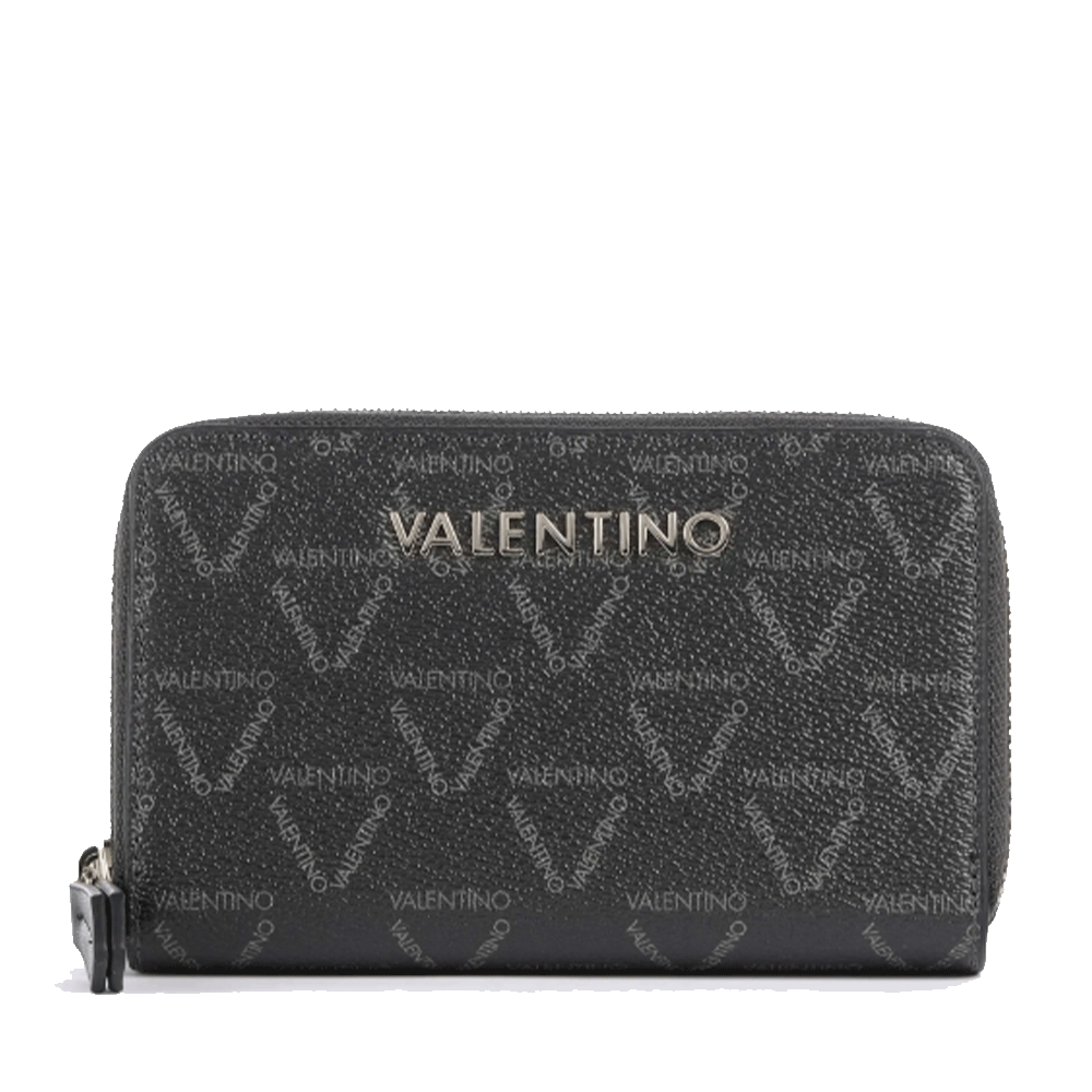 Portafoglio Donna Piccolo VALENTINO BAGS Due Scomparti Linea Lady Re Colore Nero - Multicolor