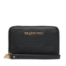 Portafoglio Donna VALENTINO BAGS Zip Around Linea Jasmin Colore Nero Misura Media
