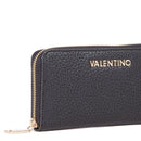 Portafoglio Donna VALENTINO BAGS Zip Around Linea Blossom Re Colore Nero