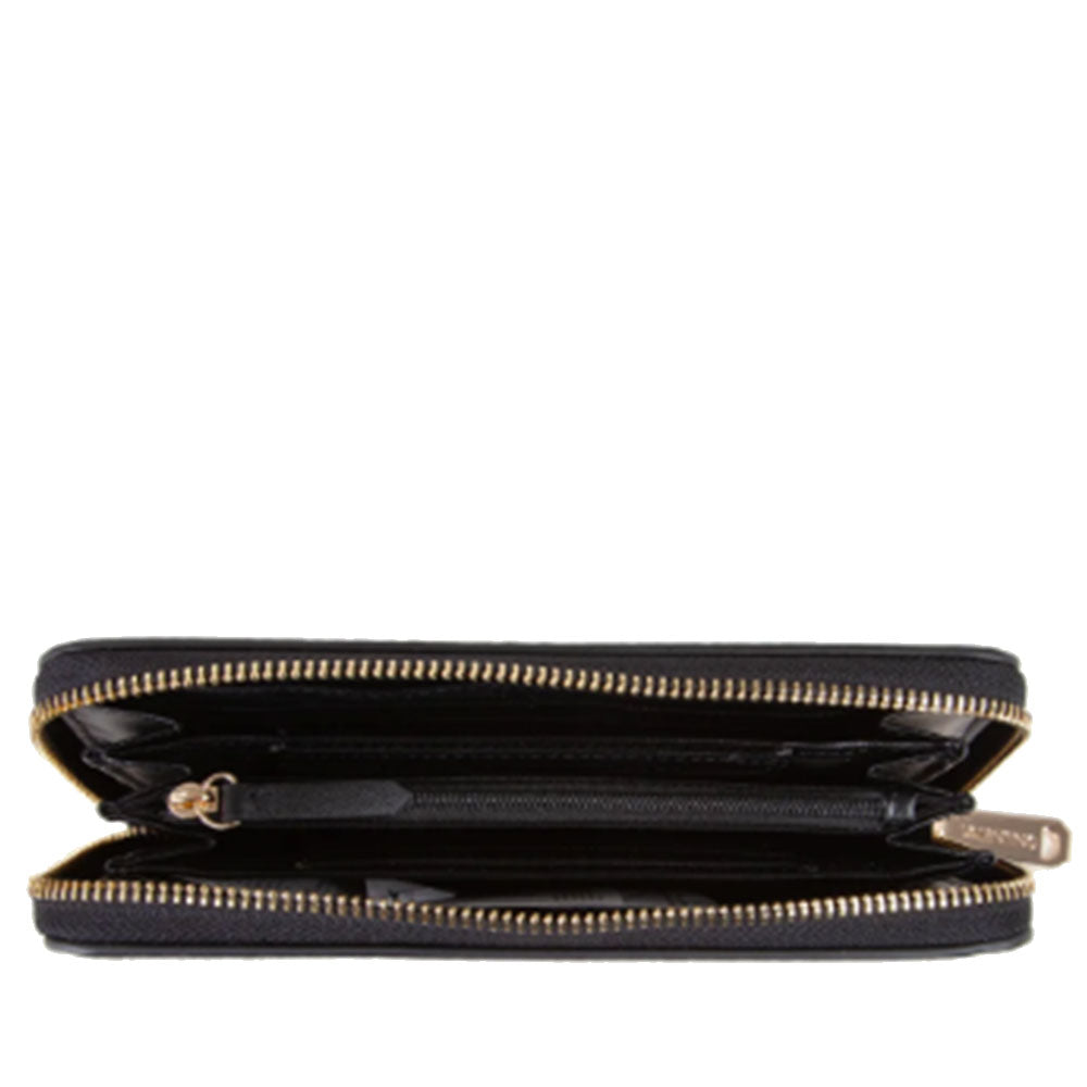 Portafoglio Donna VALENTINO BAGS Zip Around Linea Blossom Re Colore Nero