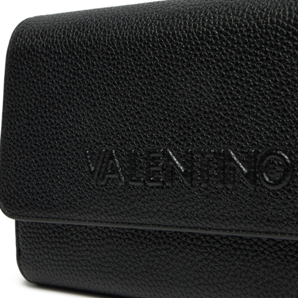 Portafoglio Donna VALENTINO BAGS Chiuso con Bottone Linea Rised Re Colore Nero