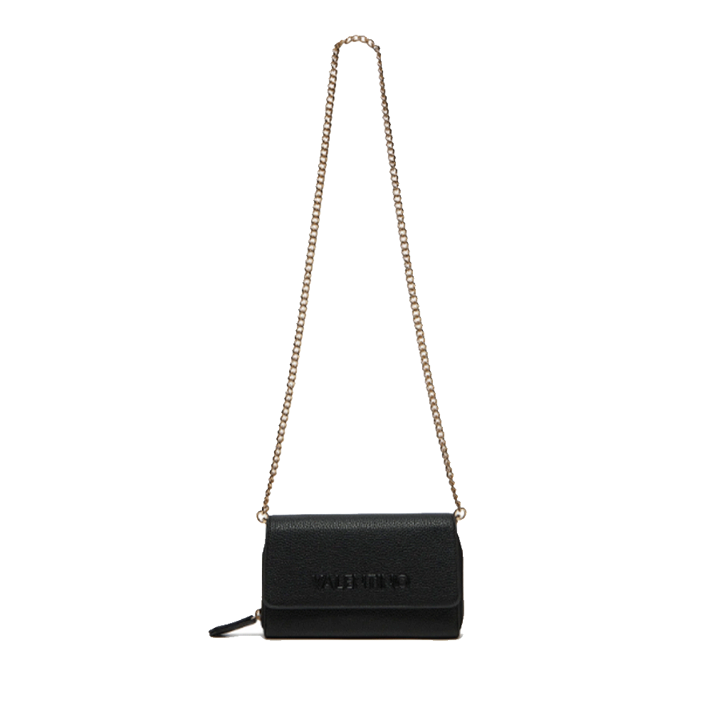 Portafoglio Donna VALENTINO BAGS Chiuso con Bottone Linea Rised Re Colore Nero