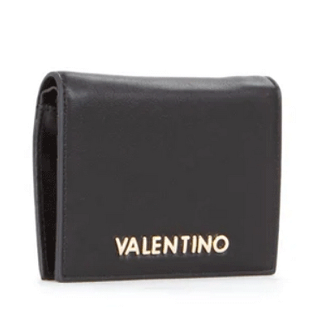 Portafoglio Donna Piccolo Chiuso con Bottone VALENTINO BAGS Linea Sunshine Re Colore Nero