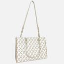 Borsa Donna a Spalla con Tracolla ARMANI EXCHANGE colore Off White - Sand