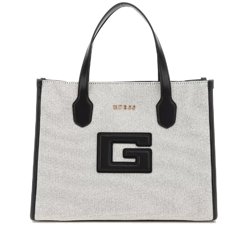 Borsa Donna a Mano GUESS Linea G - Status colore Natural - Black