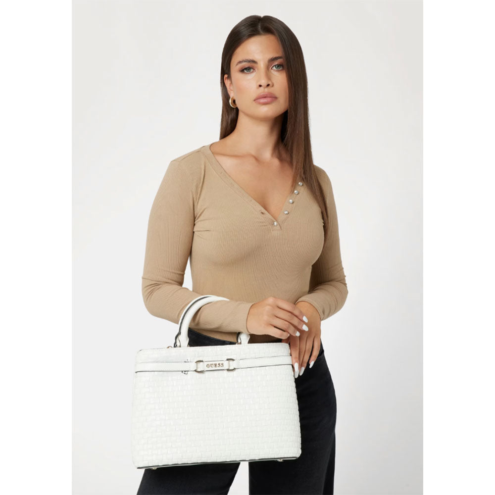 Borsa Donna a Mano GUESS Linea Majka colore Bianco