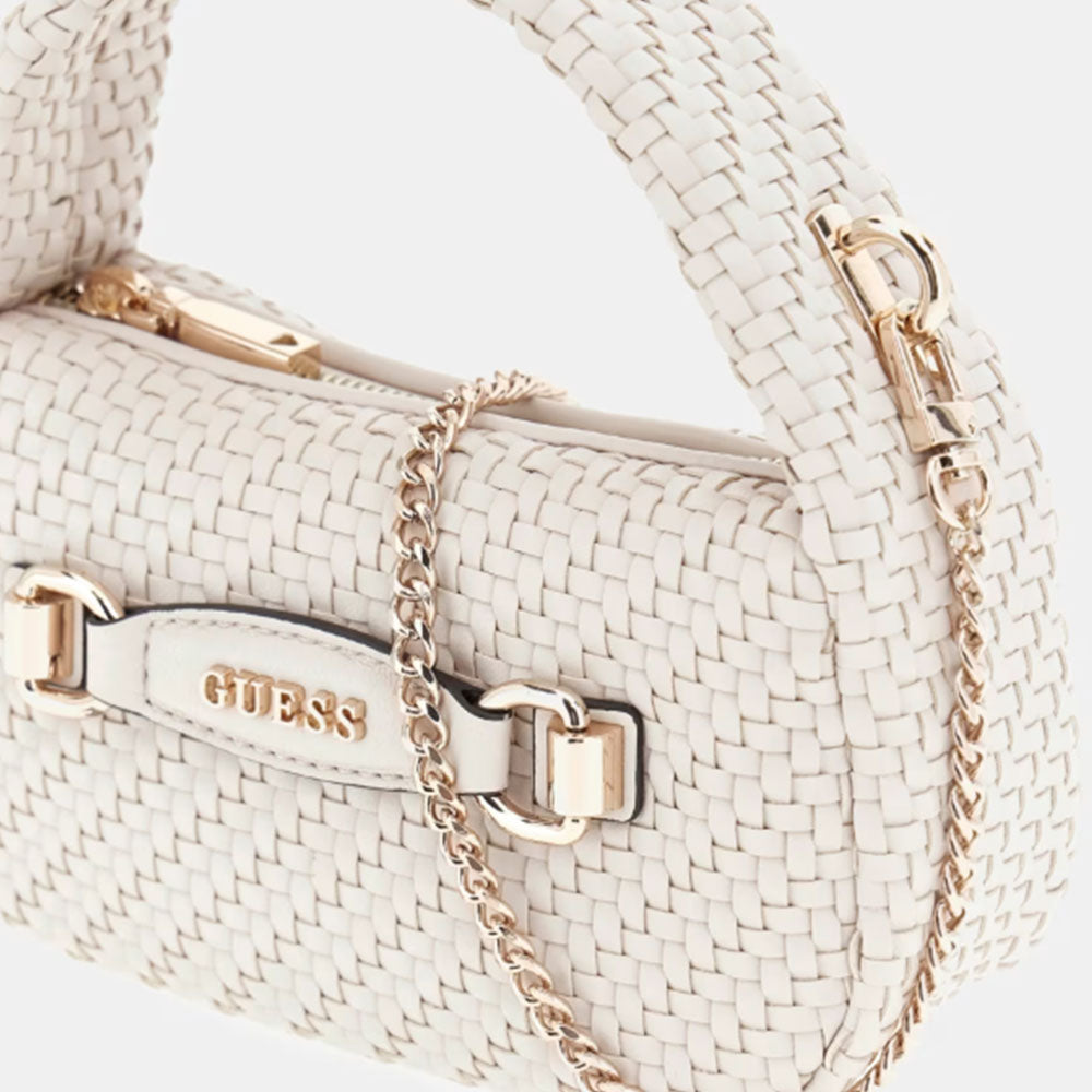 GUESS Mini-Damenhandtasche Francy Line, Muschelfarbe