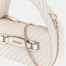 GUESS Mini-Damenhandtasche Francy Line, Muschelfarbe