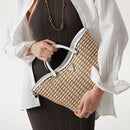 Borsa Donna a Mano GUESS Linea Atalia colore Natural - White