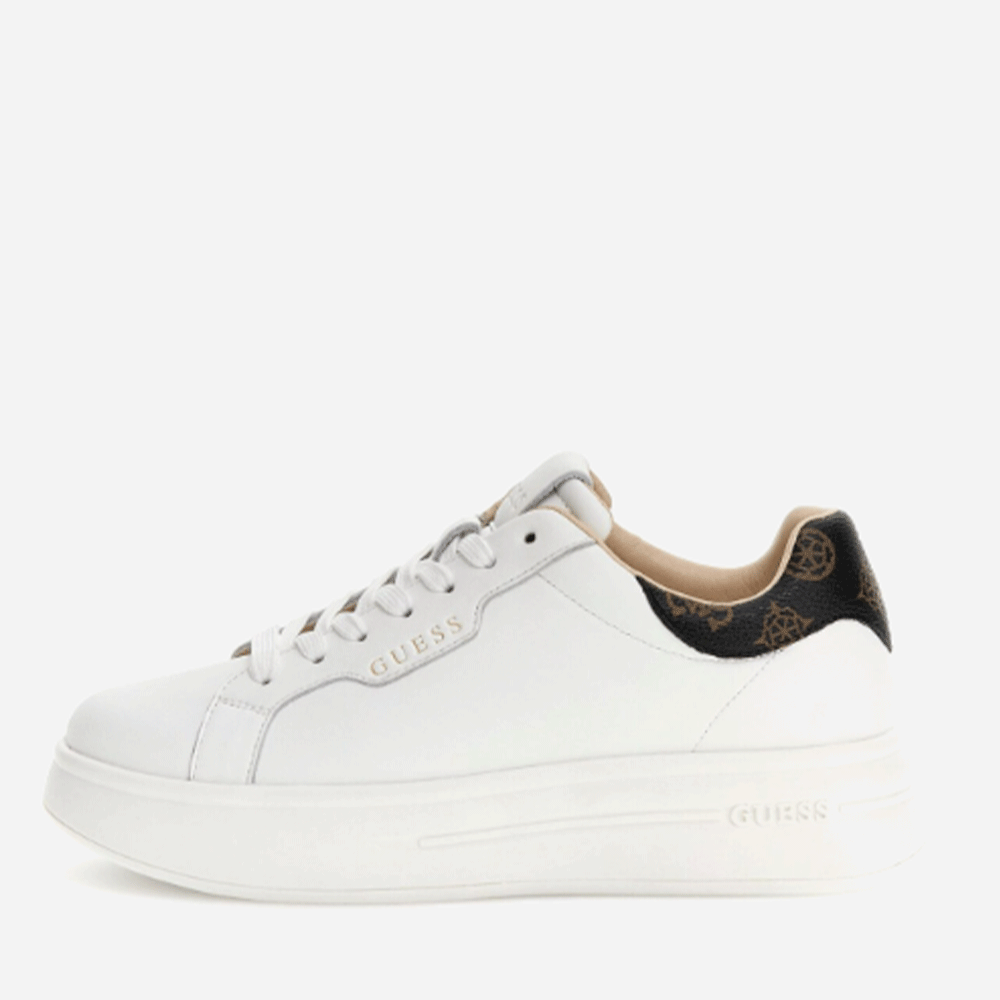 Sneakers Donna GUESS Colore White -  Brown Linea Winnie