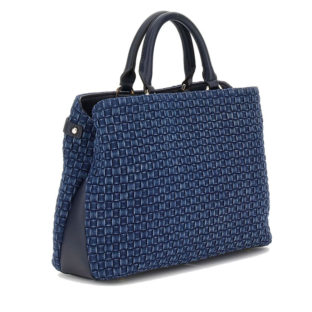 GUESS Damenhandtasche Majka Line Farbe Denim